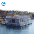 with deck puncture resistant deck floating house on water